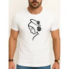 Camiseta Branca mais 2 Cores Camisa UNISSEX Estampa Religiosa Santa Maria