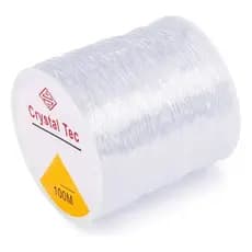 Fio De Silicone Elástico P/ Pulseiras - 0.8mm - 100 Metros