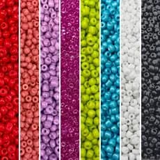Miçanga De Vidro Para Bijuterias - Varias Cores - 1000 Peças