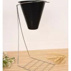 Suporte Cromado Coador Para Café C/ Porta Filtro Plástico