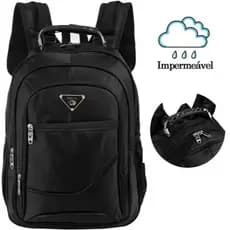 Mochila Impermeável Executiva para Notebook Escola Reforçada