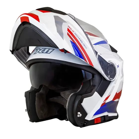 Capacete Moto X11 Turner Prisma 2 Viseira Dupla Interna Fumê