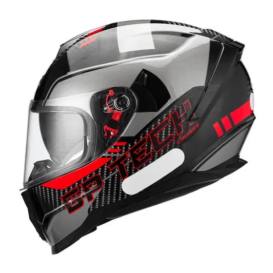 Capacete Moto Gp Tech Ultra Ff869 Óculos Interno Fumê