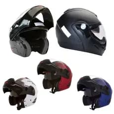 Capacete Moto Mixs Captiva Street Rider Viseira Interna Fumê Articulado Escamoteável Robocop Motoqueiro Motociclista