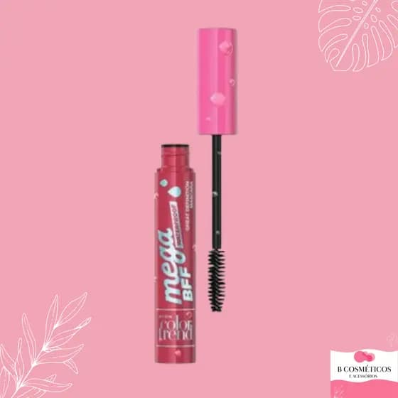 Máscara de Cílios Volume Perfeito Mega BFF á prova d'água Avon Color Trend