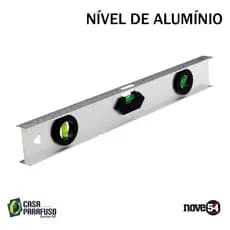 NÍVEL DE ALUMÍNIO - 10" (25,4 cm) - 12" (30,48 cm) - 14" (35,56 cm) - 16" (40,46 cm)40,46