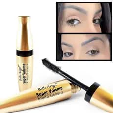 Rímel Belle Angel Super Volume Efeito Boneca – Cílios Longos, Definidos e de Longa Duração