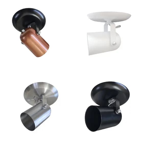 Spot Para 01 Lâmpada - Gira 360 Graus Ideal para Corredor, lavabo, quintal, banheiro, Cozinha