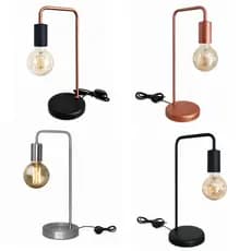 Luminaria de mesa Abajur retrô - Ideal Para ser utilizado Quarto, Sala, Escrivaninha, Home Office
