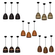 Kit 3 Luminarias pendente de Junco, ideal para balcão bancada cozinha americana