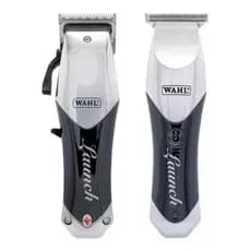 COMBO DE MÁQUINA DE CORTAR CABELO E ACABAMENTO - LAUNCH BIVOLT + 2 anos de garantia