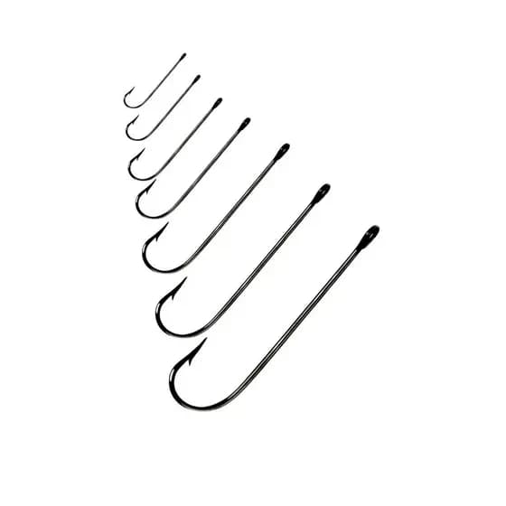 Anzol Pernudo Haste Longa 20pc Preto Carlisle