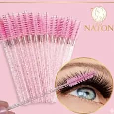 Escovinhas com Glitter para Extensão de Cílios e Sobrancelhas – Praticidade e Higiene | Use Naton