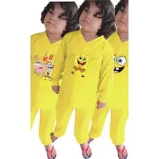 Pijama Infantil Longo Bob Esponja