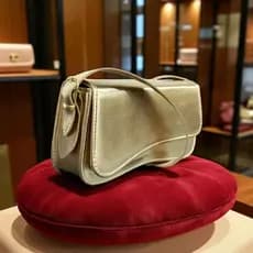 Bolsa Alça de Ombro Chic Sucesso de Vendas Metalizada Look Festa