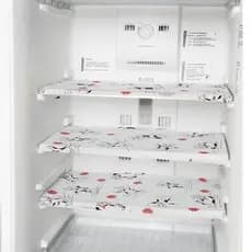 Conjunto de Toalhas de Geladeira com 3 peças Estampas Coloridas