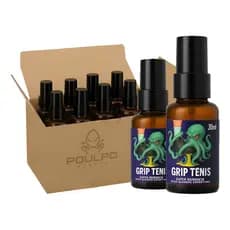 Kit 5 Spray 30ml Grip Tênis Grude Total Chuteira Salão Futebol Futsal Quadra Madeira