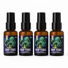 Kit 4 Spray Super Cola Para Tênis Chuteiras Em Salão 30ml Futsal Basquete Vôlei Poulpo Sports