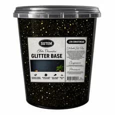 Efeito Glitter Dourado Dark 500ml Impermeabilizante Base Preta Parede Interna E Externa SUTEM