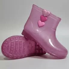 Bota Infantil Menina Galocha Feminina Confortável Resistente Promoção Do 19 ao 30