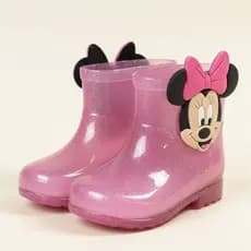 Bota Galocha Infantil Menina Minnie Ana Castela Boiadeirinha Impermeável Confortável Dias de Chuva