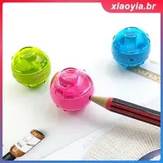 Mini apontador de lápis fofo com lupa 2.0mm, caneta com furo duplo, plaina, material de escritório e escola, presente de papelaria para crianças xiaoyia