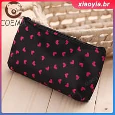 Bolsa de viagem feminina, Necessaire, Bolsa de cosméticos multifuncional, Bolsa de cosméticos para uso doméstico