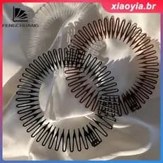 Faixa de cabelo unissex, presilha de cabelo esportiva, faixa de cabelo invisível, faixa de cabeça flexível e
