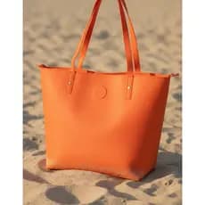 Bolsa Feminina De Praia Silicone Com Necessaire