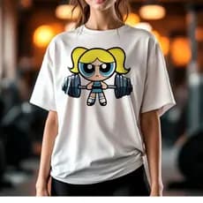 Camiseta Blusa Academia Streetwaer Camisa As Meninas Super Poderosas 100%  Algodao Premium
