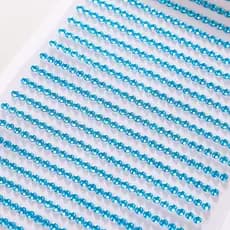 kit 1/2/4 Cartela Adesivo Strass 3mm -4mm-5mm Para Artesanato  Decoração -- azul claro