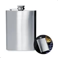 CANTIL DE BOLSO EM ACO INOX 240ML
