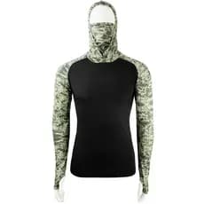 Camisa Uv50 Ninja Camuflada Térmica Proteção Solar Tempestal Militar Bege