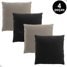 Kit 4 Capas De Almofadas Decorativas Premium Nimboo