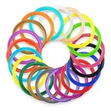 Refil Filamento PLA Kit 10/20 Rolos 50/100M Caneta 3D