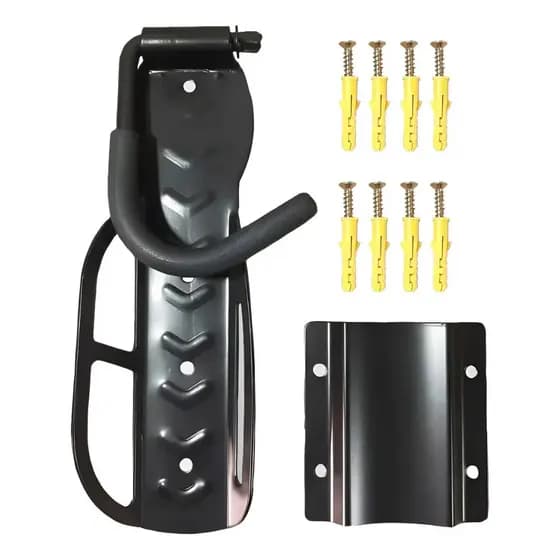 1/2 Suporte Parede Bike Gancho Com Suporte Roda Traseira Pendurar Bicicleta