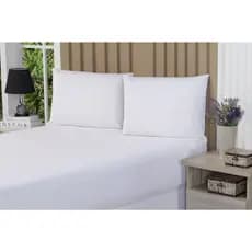 jogo de cama casal QUEEN SIZE 1,98m x 1,58m x 40cm altura tecido pelitizado 260 fios