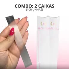 Kit: 2 Fibras de Unha de Vidro Pronta pra uso - 100 Unhas - LB Fiber Nails - PROMOÇÃO