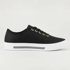 Tênis Feminino Moleca  Casual Napa Confortável Almofadado Ilheus Dourado Lindo