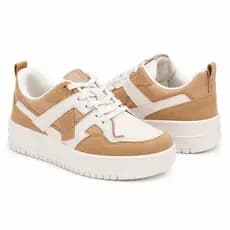 Tênis Feminino Vizzano Pelica Casual Urbano Platafoma Recortes Passeio