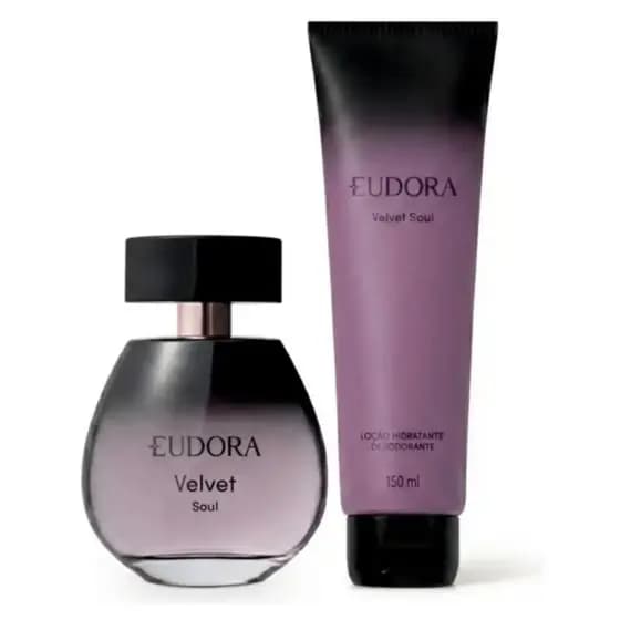 Colônia + Hidratante Velvet Soul Eudora