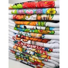 Pano de Prato Grande 41x66 cm Pé de Galinha kit 20 Unidades Estampado Decoração De Cozinha
