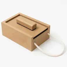 Estojo Apagador Quadro Branco/Negro Escolar com Alça - Porta Giz Reforçado 10mm