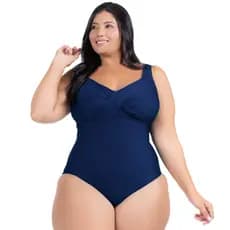 Maio Body Feminino Transpassado Plus Size Modela Cintura Casual Modelador Praia Piscina Natação