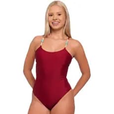 Maio Feminino Liso Forrado Com Detalhe Na Alça Ajustável Bojo Removível Poliamida Lycra Praia 2026