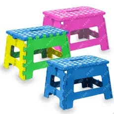 Banquinho Infantil Dobrável Colorido Retrátil Ideal Para Crianças