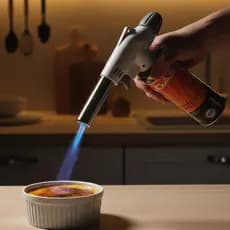 Maçarico Culinário Regulável Abre e Fecha com Gatilho para Cozinha Profissional