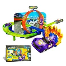 Pista Looping 360 Radical Lançador Tipo Hotwheels Carrinho Miniatura Super Veloz