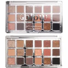 Paleta De Sombras Dear Diary ou Girls Sindrome Ruby Rose Blow 18 Cores Glitter e Matte Maquiagem