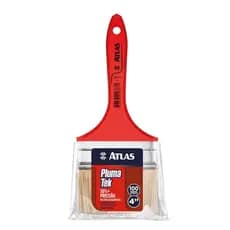 Pincel Trincha Cabo Vermelho PlumaTek 315 x 3'' - Atlas